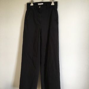 Everlane wide leg crop pants